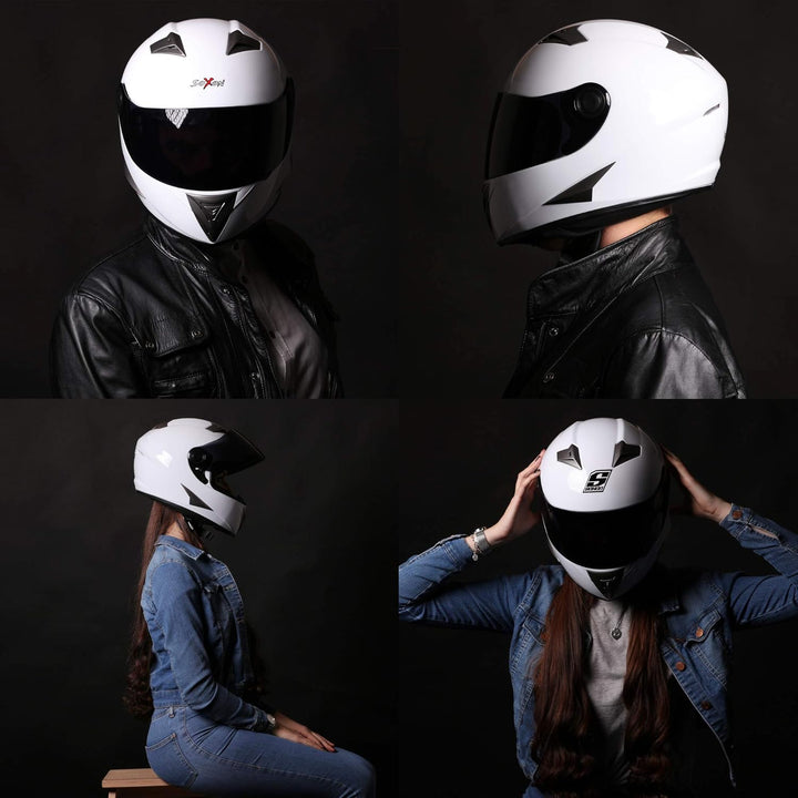 Soxon® ST-550 „Fighter“ · Integral-Helm · Full-Face Motorrad-Helm Roller-Helm Scooter-Helm Cruiser S