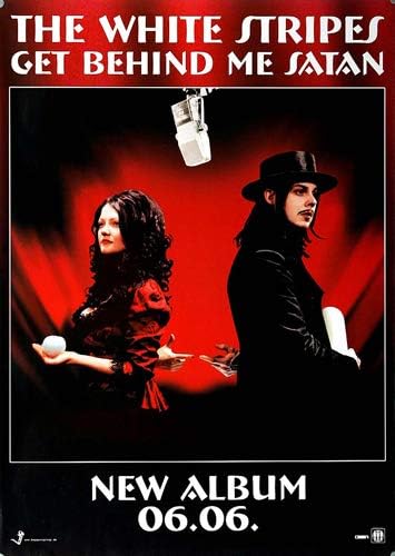 The White Stripes - Get Behind Me Satan, 2006 » Konzertplakat/Premium Poster | Live Konzert Veransta