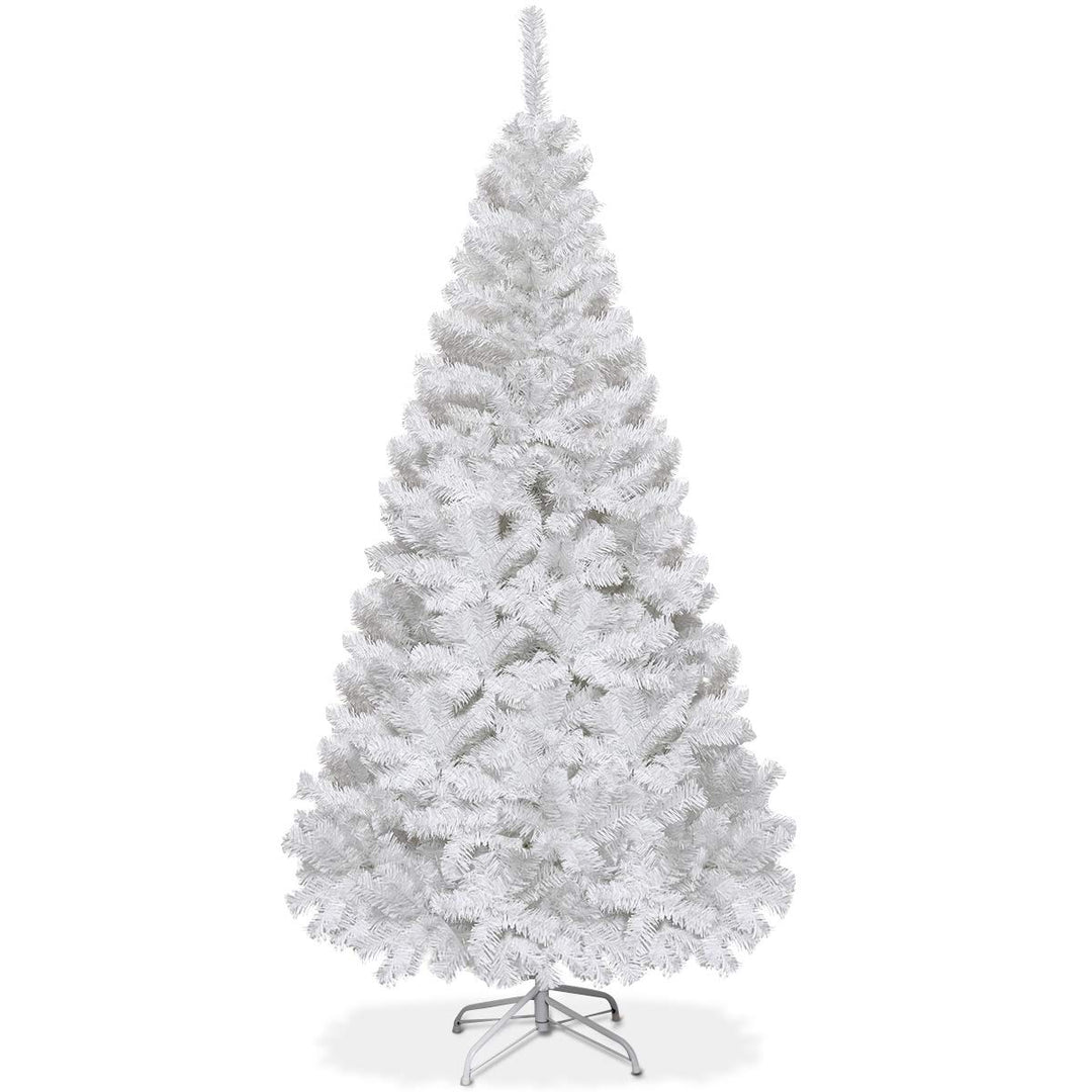 COSTWAY 150cm Künstlicher Weihnachtsbaum, Tannenbaum mit Metallständer, Christbaum PVC Nadeln, Kunst