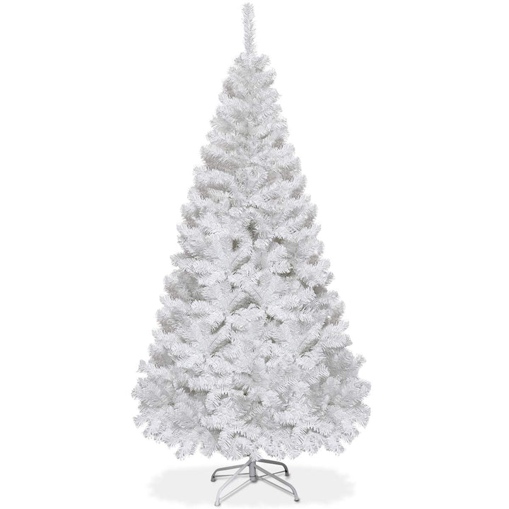 COSTWAY 150cm Künstlicher Weihnachtsbaum, Tannenbaum mit Metallständer, Christbaum PVC Nadeln, Kunst