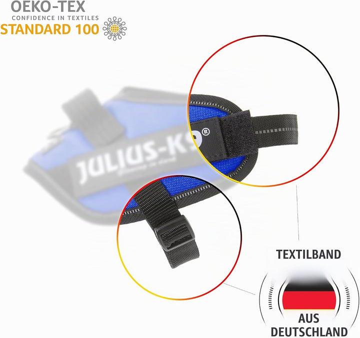 Julius-K9, IDC Powergeschirr, Grösse: 2XS / Baby 2, Anthrazit