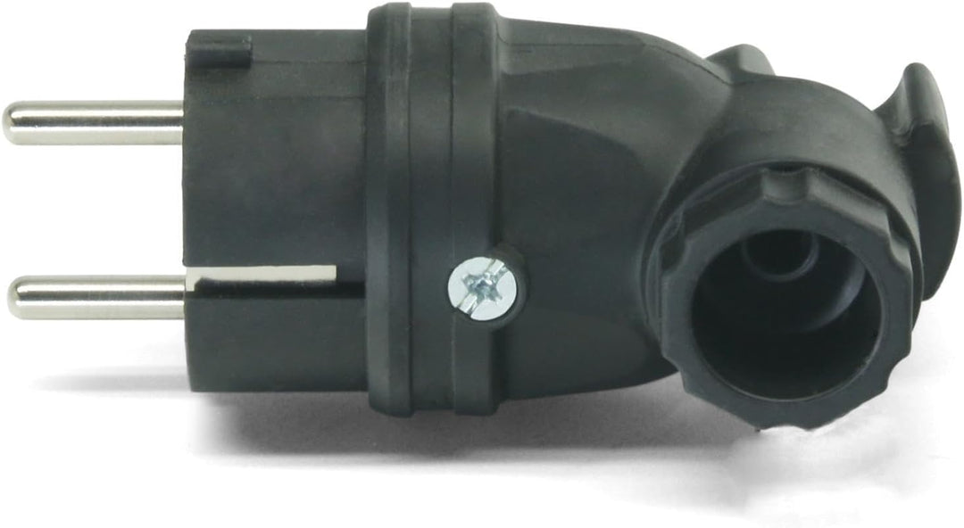 ENECEN 1192105 Anschlusskabel 230V/16A IP44 Gummi H07RN-F 3x1,5 mm² mit Vollgummi Winkel-Stecker/fre