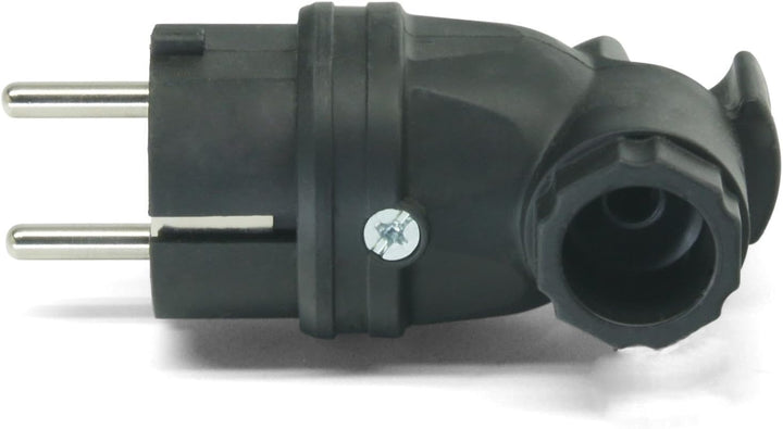 ENECEN 1192105 Anschlusskabel 230V/16A IP44 Gummi H07RN-F 3x1,5 mm² mit Vollgummi Winkel-Stecker/fre