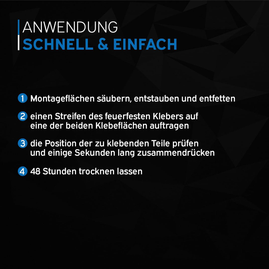 3x kör4u Schamottkleber 310ml, beige, Kleber für feuerfeste Bauteile, perfekt zur Reparatur von besc