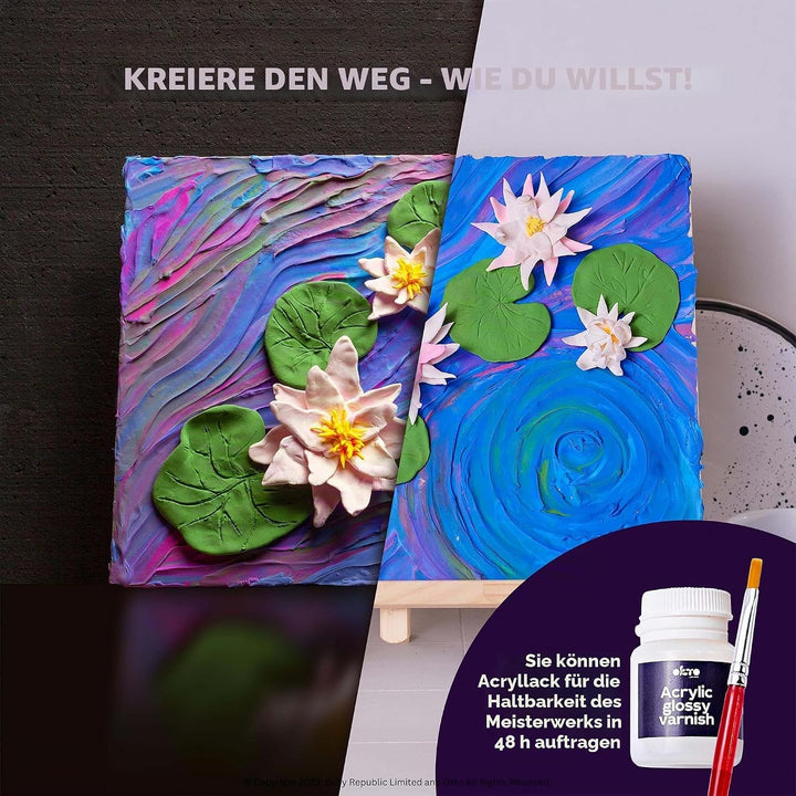 OKTO - Oktoclay Water Lillies Schaumfarbe, 10003, mehrfarbig, Einheitsgrösse
