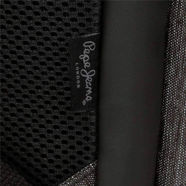 Pepe Jeans Raw Laptop-Rucksack mit Schulterriemen Grau 32x42x12 cms Polyester 15,6" 16.13L Rucksack