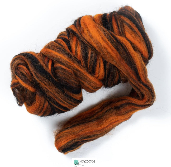 100 % natürliche Farbe, 227 g, beste Highland-Wolle zum Nadelfilzen, Basteln und Spinning. (Hallowee