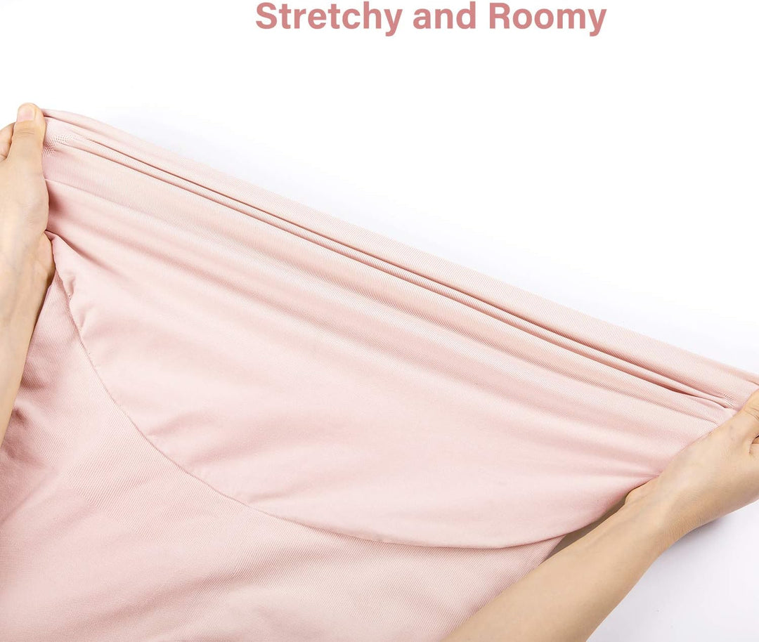 Gratlin Damen Seamless Umstands Schwangerschaft Unterhose Shorts XL Nacktes Rosa, XL Nacktes Rosa