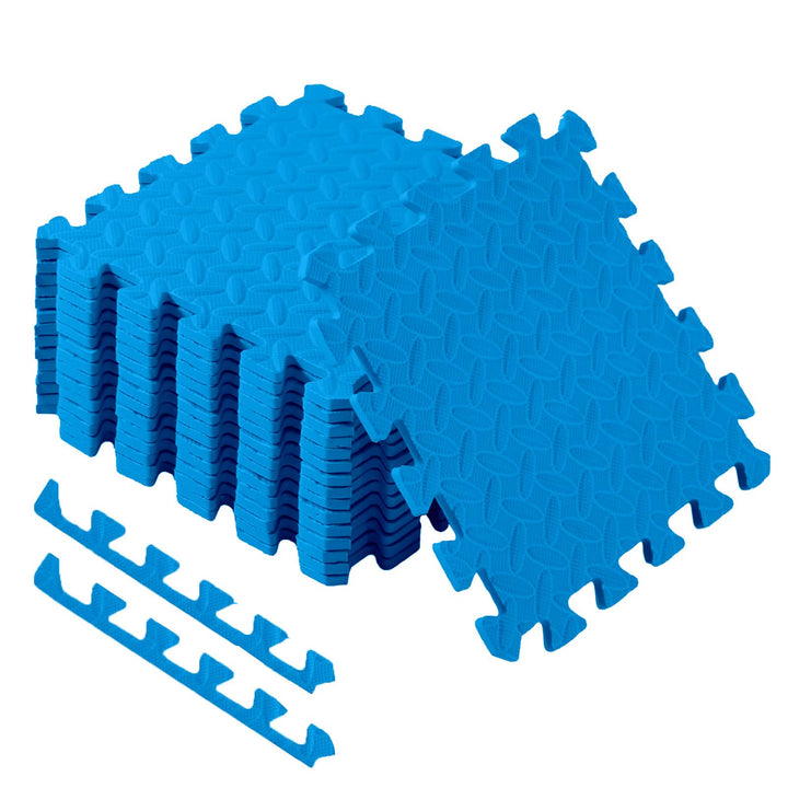 Bodenschutzmatte 1 cm Dicke Bodenmatte Profi-Set 30x30x1,0 cm Kompaktmatten EVA Sportmatte Rutschfes