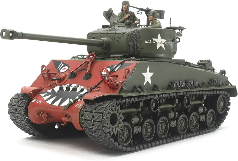 Tamiya 300035359 1/35 Medium Tank Plastikmodellbausatz Militär 1:35 US M4A3E8 Sherman Easy Eight Kor