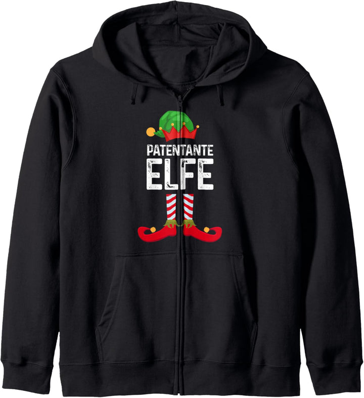 Patentante Elfe Weihnachten Weihnachtsmann Kapuzenjacke