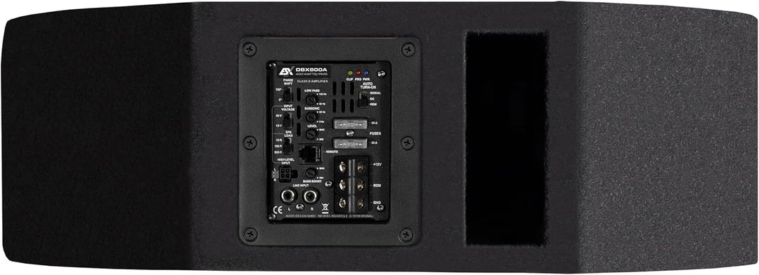ESX DBX800A - 2 x 20cm (8") DUAL-AKTIV Bass für Reserverad-Mulde | Class-D Power mit 400 Watt RMS un