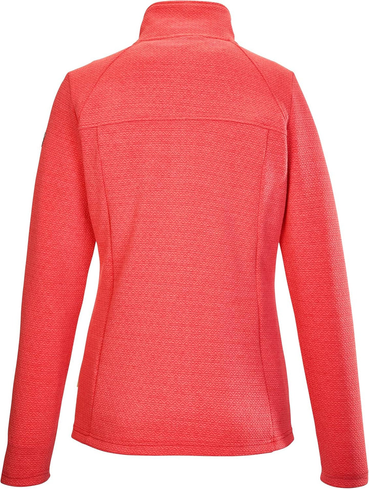 Killtec Damen Kos 102 Wmn Flx Jckt Stretchjacke mit Stehkragen/Fleecejacke 34 coral pink, 34 coral p