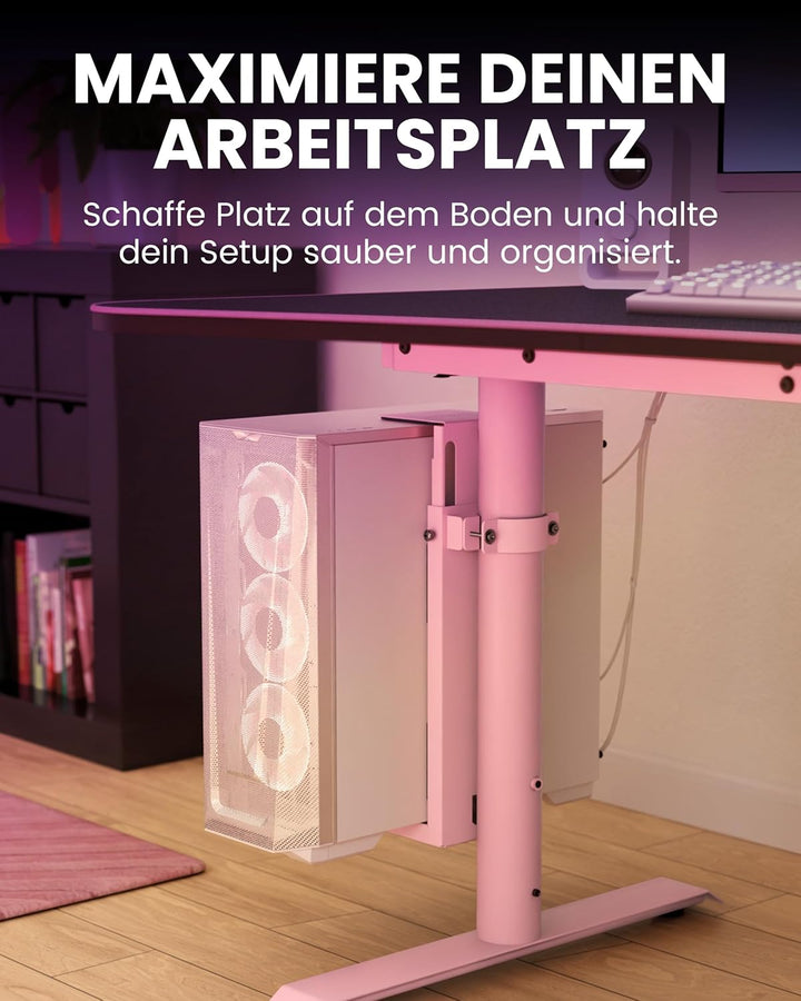 Arozzi Arena PC Mount (Pink) Pink PC Mount, Pink PC Mount