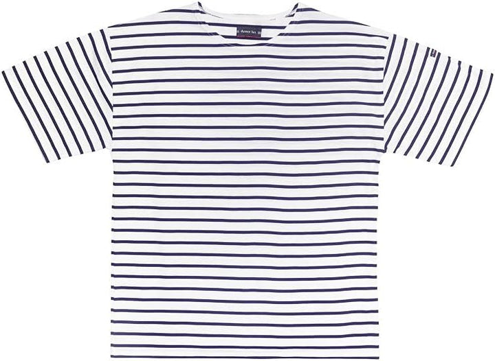 Armor Lux Herren T-Shirt, Weiss (400 Blanc/Navire)