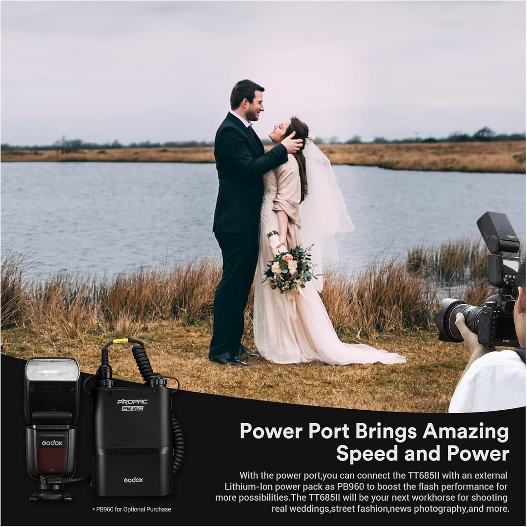 Godox TT685II-O TTL Blitz Blitzgerät HSS 1/8000s GN60 2.4G Wireless X System, TCM Instant Conversion