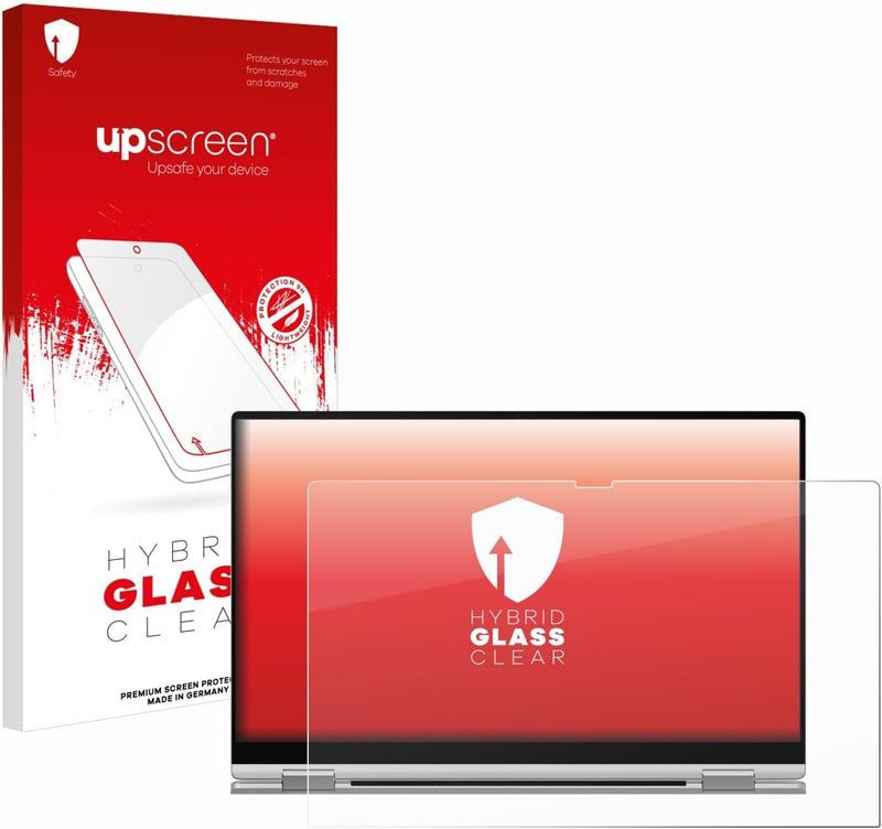 upscreen Panzerfolie Schutzfolie für Samsung Galaxy Book Pro 360 13" - Schutz-Glas [Klar, 9H Kratzfe