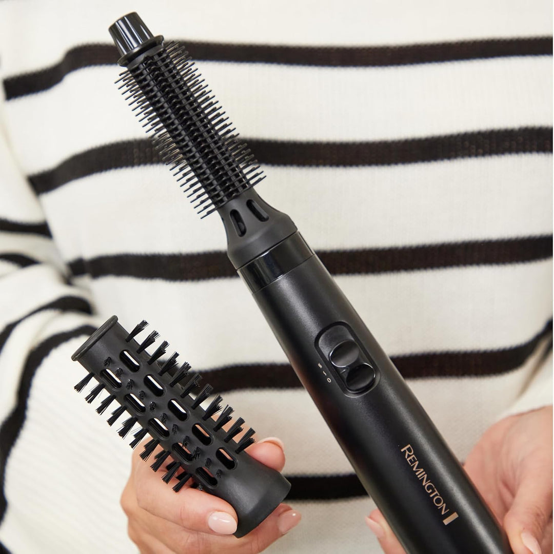 Remington Warmluftbürste [inkl. 2 Aufsätze: 19mm &amp; 25mm Rundbürste] Blow Dry&amp;Style (trocknet &amp; stylt
