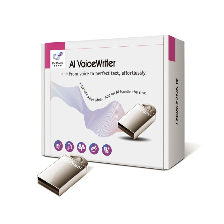 AI VoiceWriter - Smart Diktat &amp; AI Schreibassistent für Windows &amp; Mac | USB-Dongle &amp; mobile App für