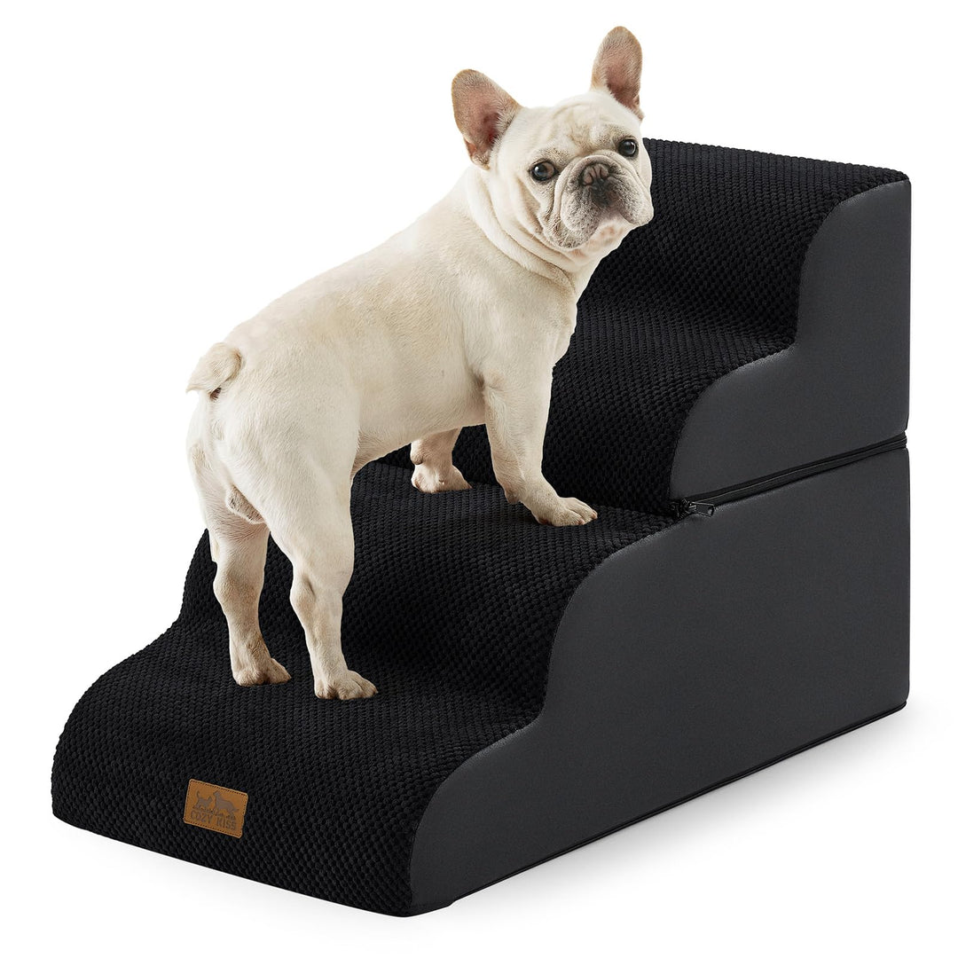 Breiter Hundetreppe für Kleine Hunde 50 cm, Hunderampe für Sofa, Hundetreppe Bett,Katzentreppe für A