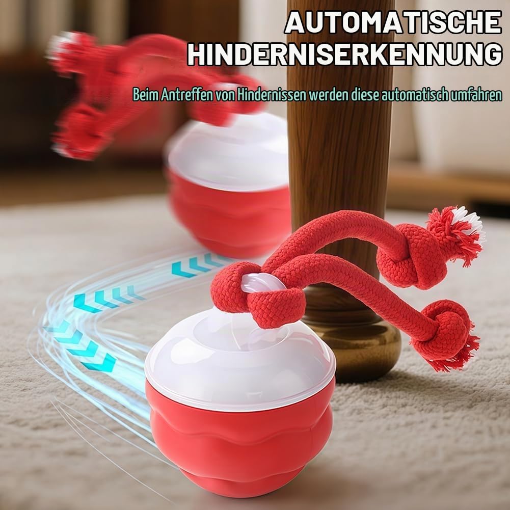 Interaktives Hundespielzeug, Interaktiver Spielball für Hunde mit Schnur, Hundeball Elektrisch Ball,