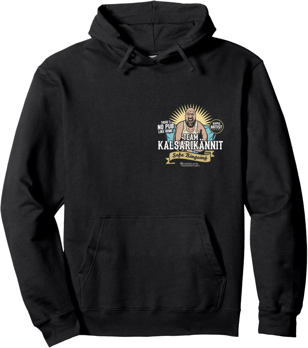 Kalsarikännit Finnland Biertrinker Sofa Team Kalsarikännit Pullover Hoodie