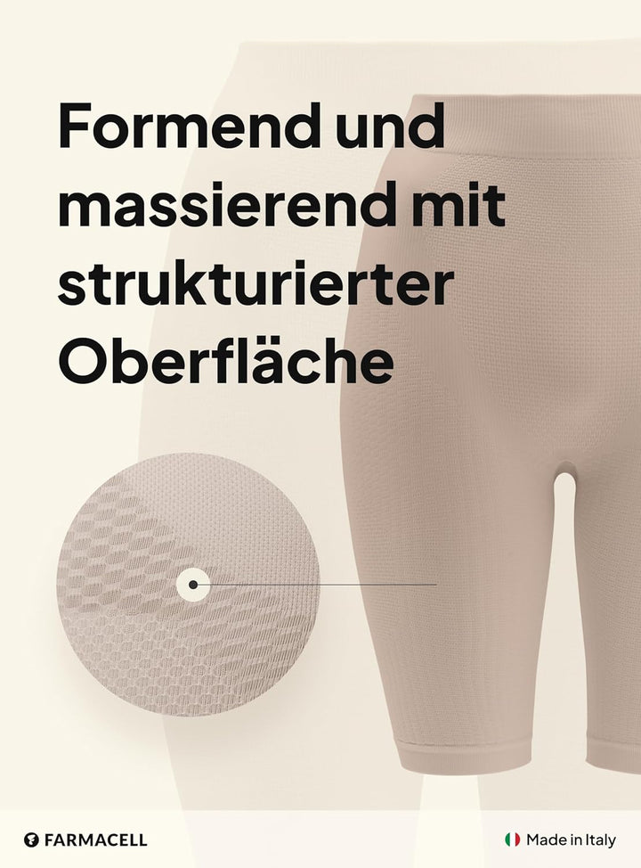 FarmaCell 312 Figurformende massierende Miederhose Anti Cellulite XL-XXL Beige, XL-XXL Beige