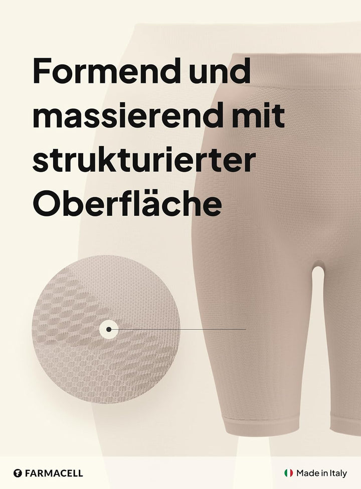 FarmaCell 312 Figurformende massierende Miederhose Anti Cellulite L-XL Beige, L-XL Beige