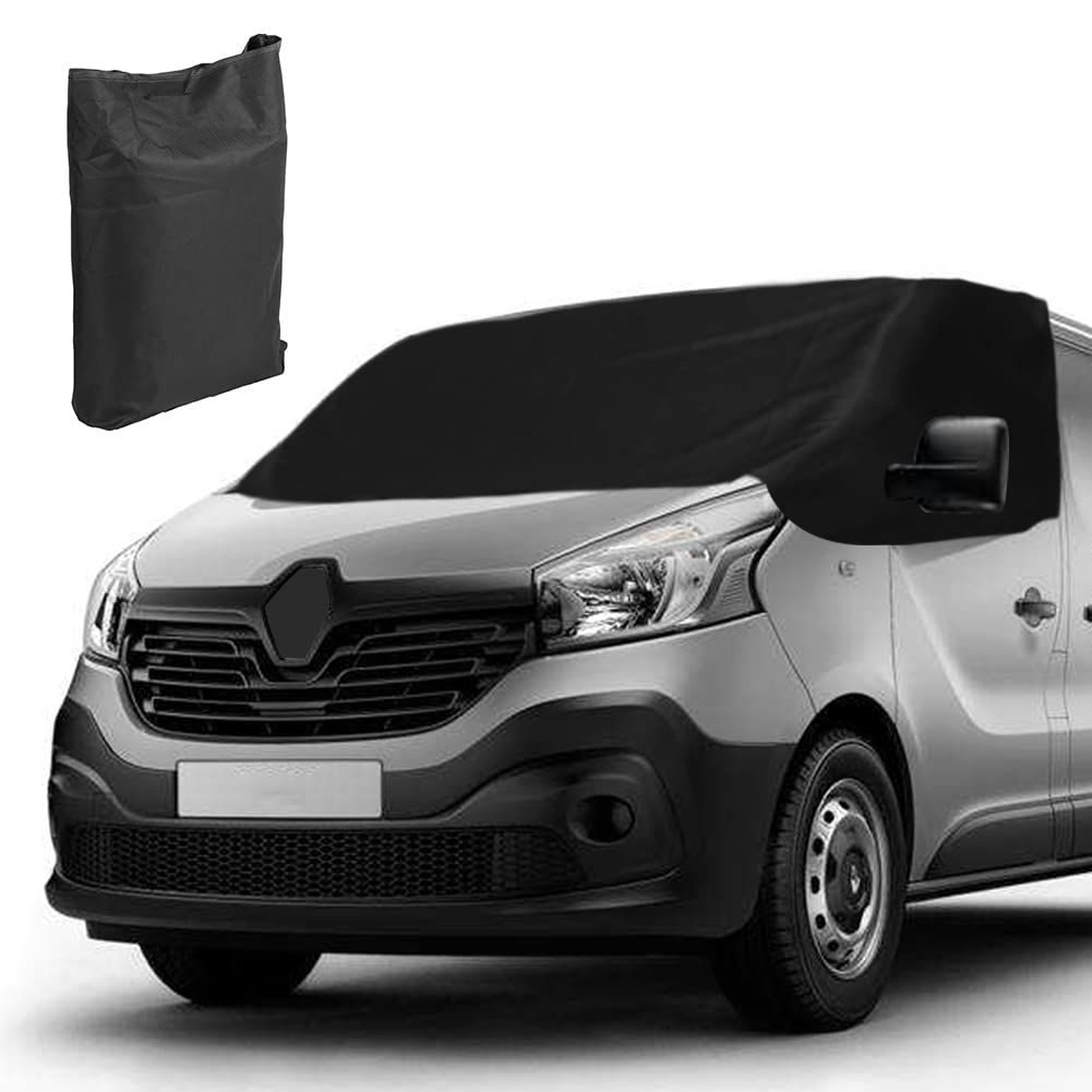 Auto Windschutzscheiben Abdeckung Ersatz für Renault Trafic 2014-2023, 600D Luxus Frontscheiben Sonn