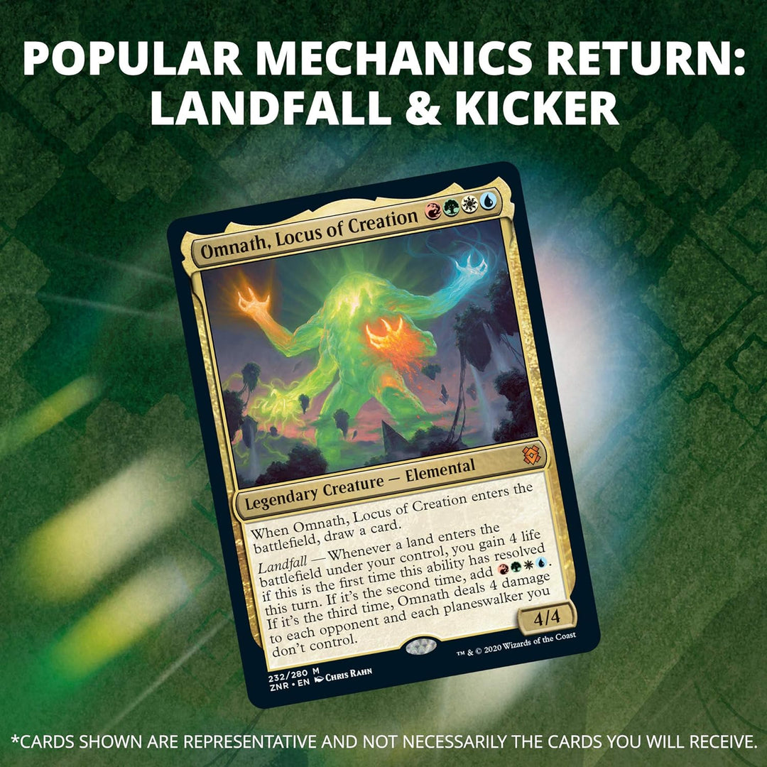 Magic The Gathering MTG - Zendikar Rising Draft Booster Display (36 Packs) - EN
