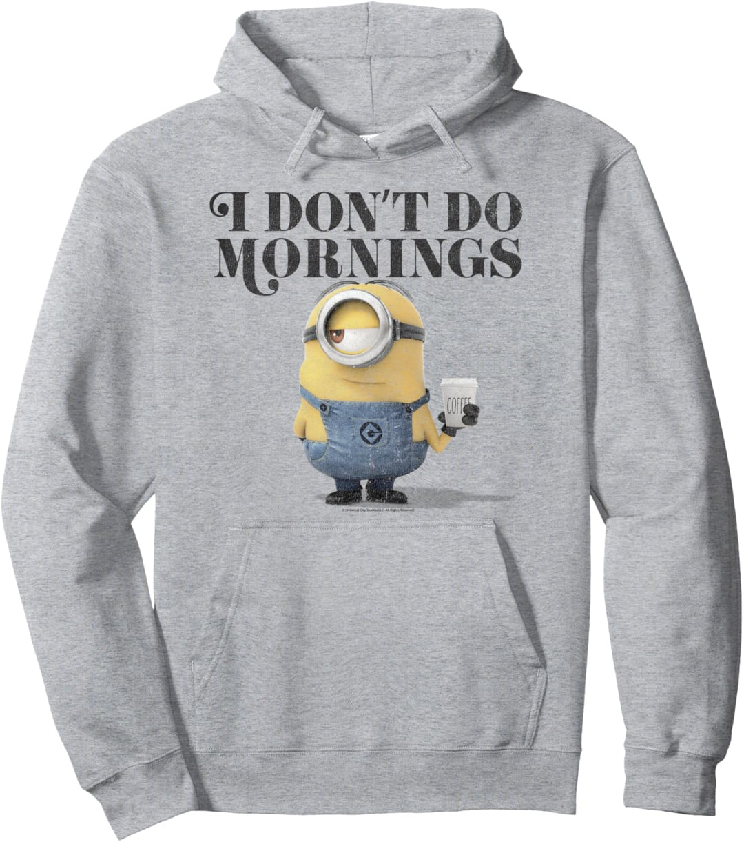 Despicable Me Minions I Don't Do Mornings Pullover Hoodie