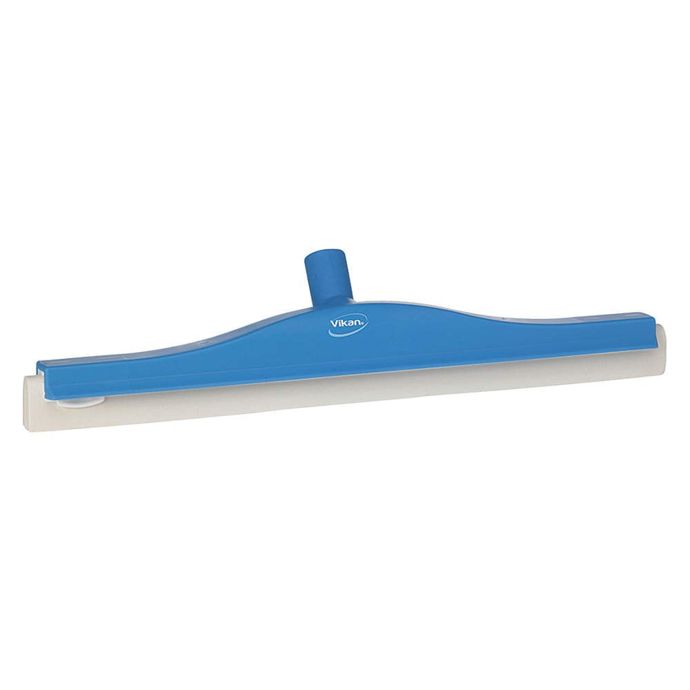 Vikan - Hygiene Klassischer Bodenabzieher - Mit festem Hals - Weisse Kassette - 500mm - Blau 7763 Bl