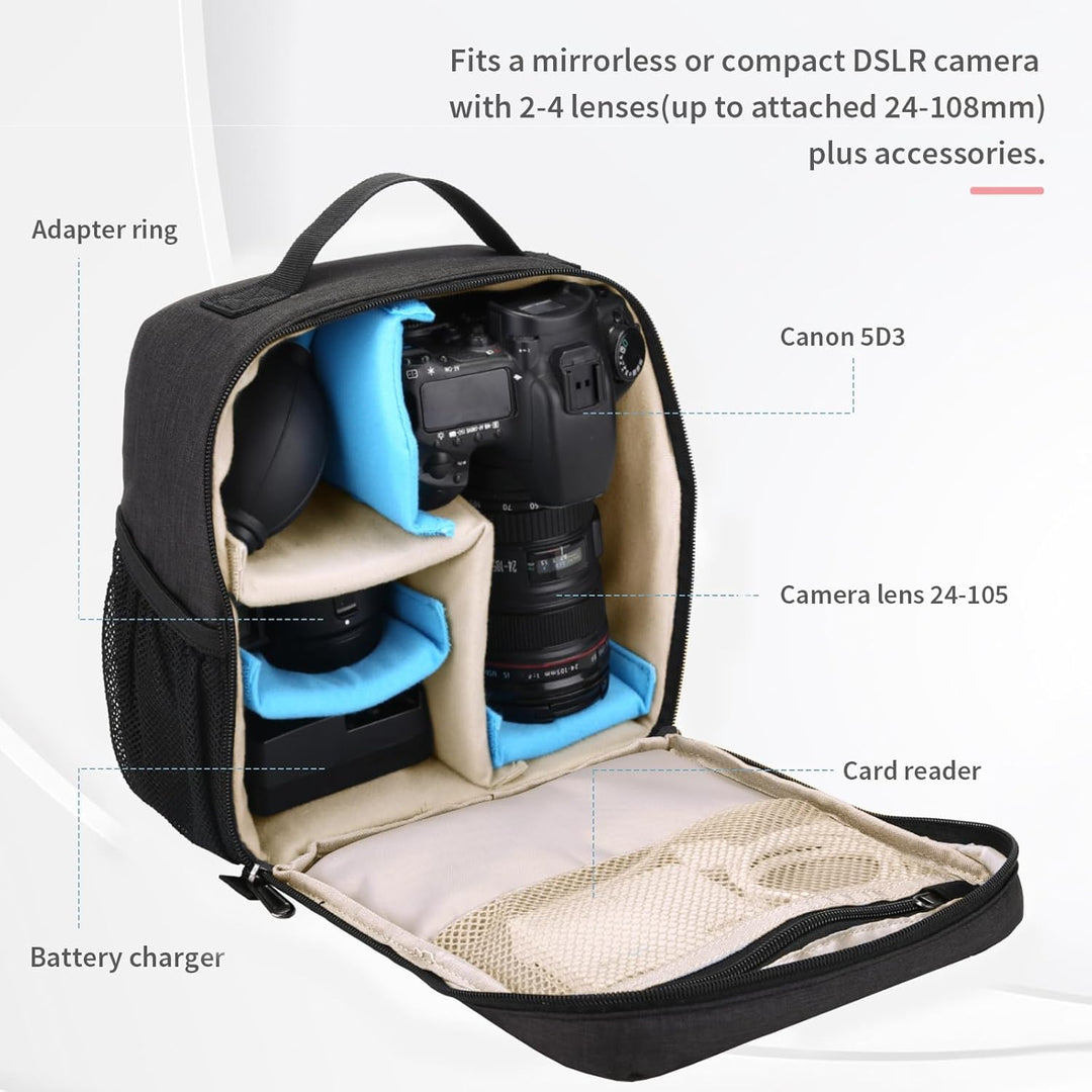 BAIGIO Gepolstert Kamera Einsatz Innentasche Stossfest Foto Insert Tasche DSLR SLR Fototasche Kamera