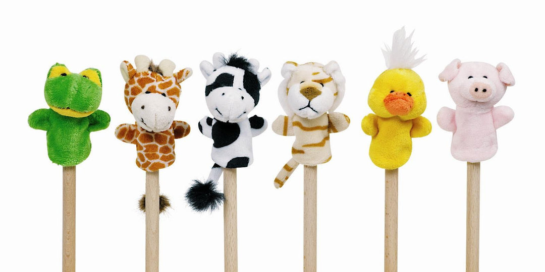 Goki Toys PURES 15418 - Fingerpuppen, 6 Stück