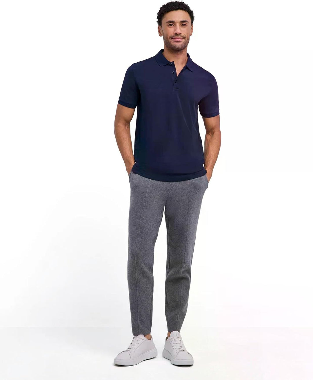 FALKE Herren Basic Polo Shirt Piqué Poloshirt weich hautfreundlich bequem sehr leicht atmungsaktive
