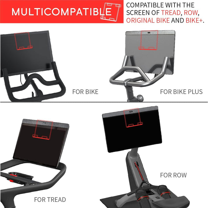 Doubleplus Tablet Halter Halterung Kompatibel mit Peloton Bike & Bike Plus, Halter für iPad, Tablet