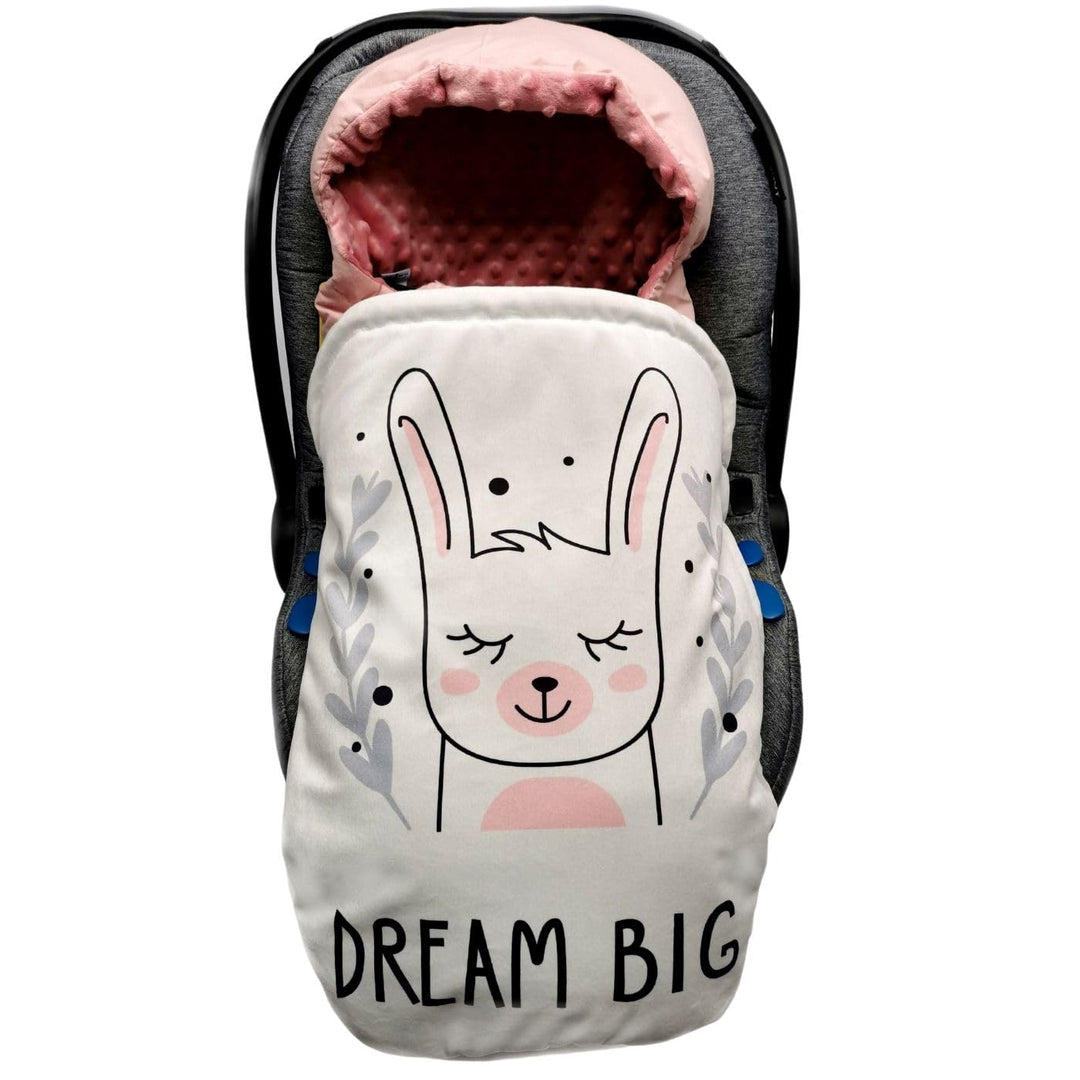 Love Gifts® Einschlagdecke Babyschale 80 * 85 cm, Baby Erstausstattung für Autositz, Kuscheldecke fü