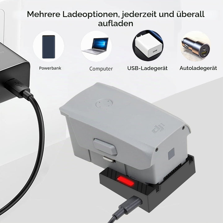 LYONGTECH USB Akku Ladegerät mit PD/QC für DJI Air 2S,Mavic Air 2 Drohne, Raqid Akkuladestation Hub