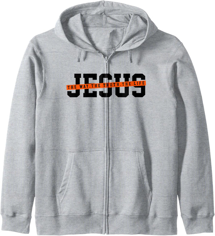 Christliches Geburtstagsgeschenk Bibelversen Jesus Way Truth Life Kapuzenjacke