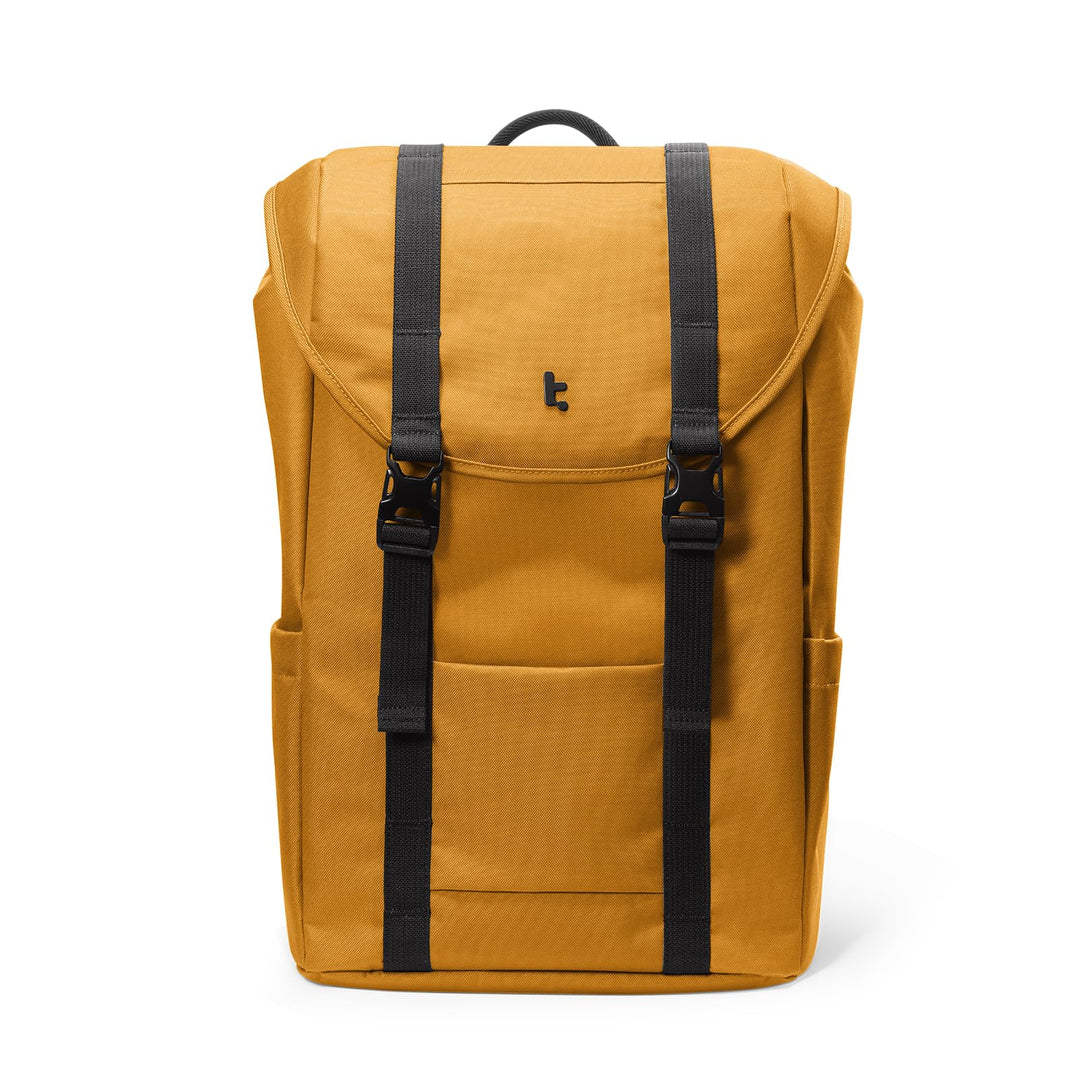 tomtoc Laptop Rucksack für Damen Herren, Vintage Tagesrucksack Daypack Casual Backpack mit 22 Liter