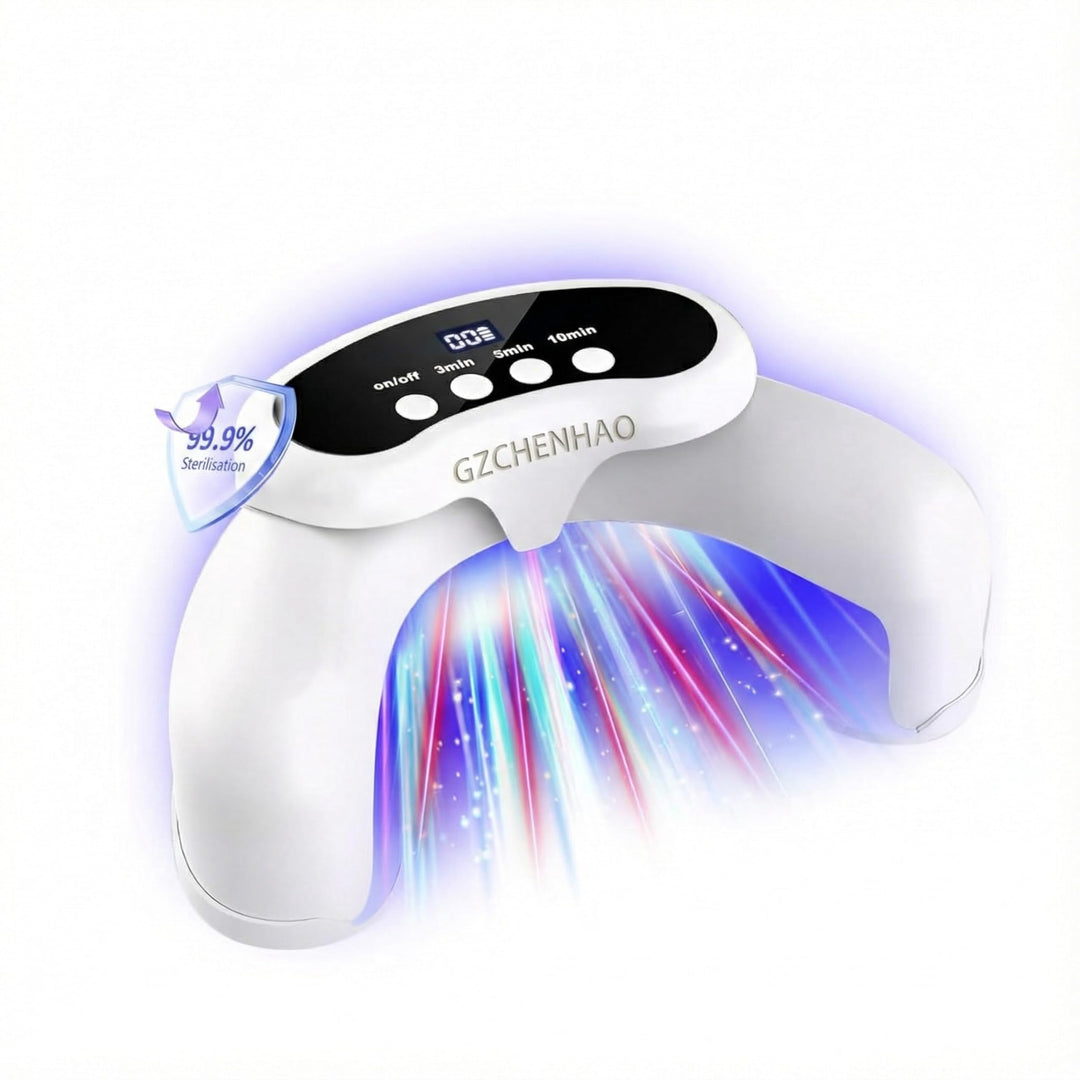 6.0 Nagelpilz Laser mit Zeitmessgerät Nagelpilz Lasergerät【3 Blau 1 Infrarot-Stärkste Wirkung】Laser