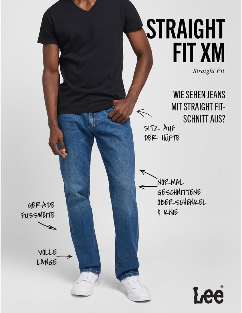Lee Herren Straight Fit Xm Jeans 29W / 32L General, 29W / 32L General