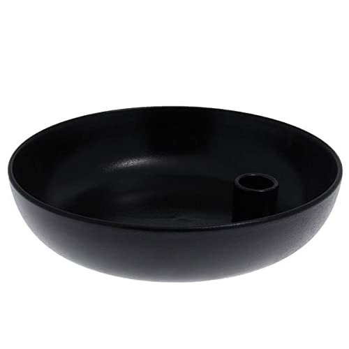 Storefactory - Lindatorp - Kerzenständer, Kerzenschale - Keramik - Schwarz - D 21 cm