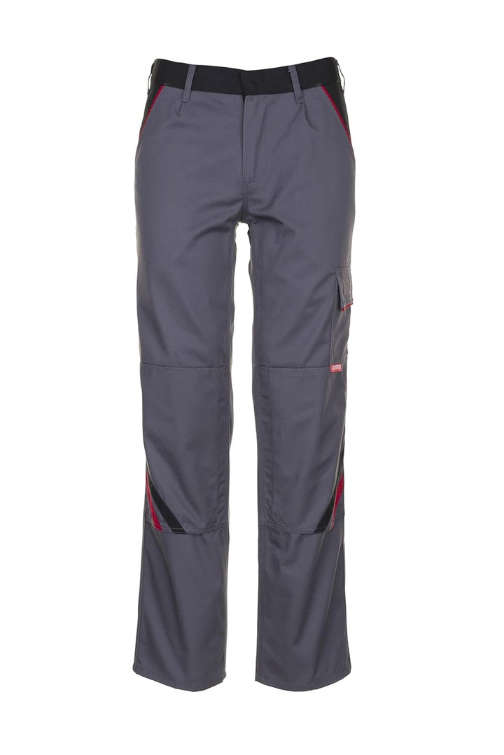 Planam 2322067 Highline Bundhose, Schiefer/Schwarz/Rot, Grösse 67