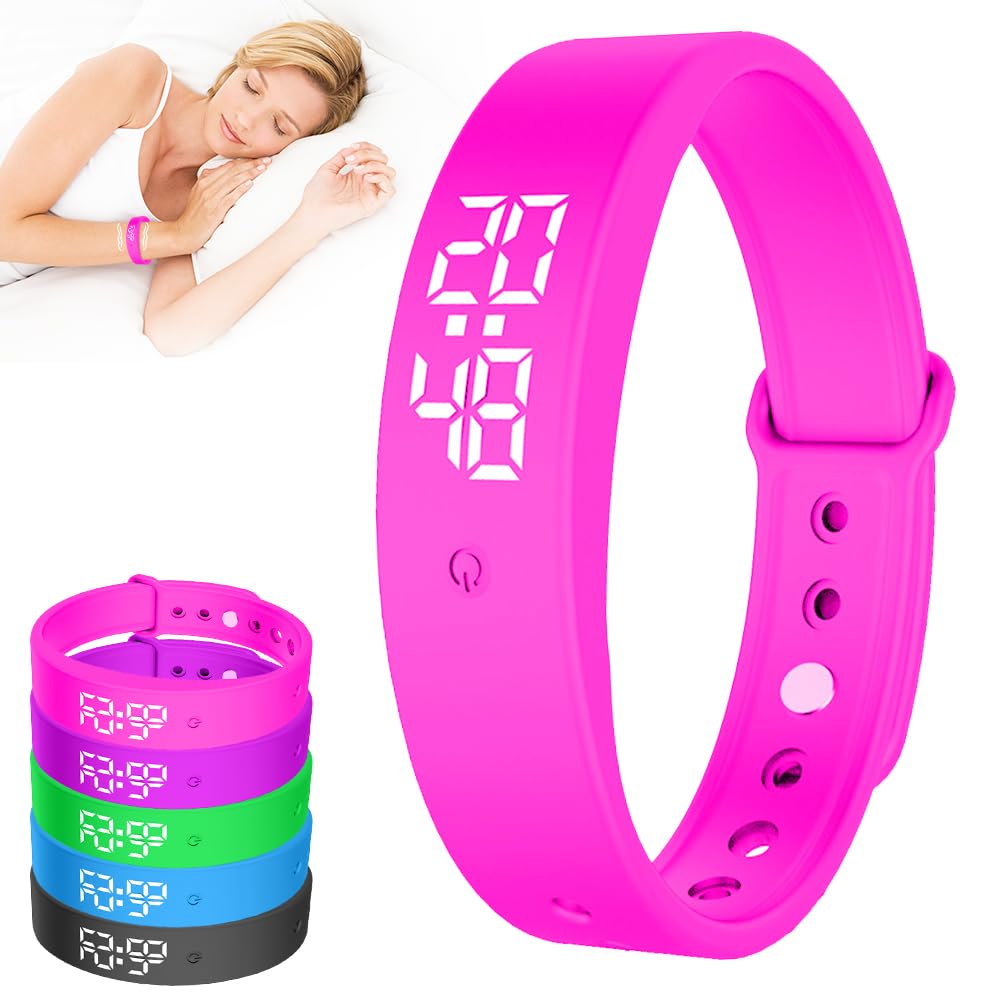 Vibrationsalarm Erinnerung Uhr, Vibrationswecker Armband, Silent Vibrating Alarm Reminder Watch mit