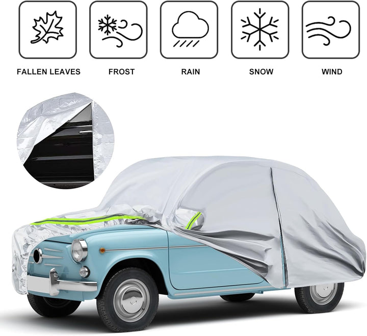 Vollgarage Autoabdeckung Ersatz für Jagst 600/770 1955-1969 (2 Door), Auto Abdeckplane Autogarage Ga