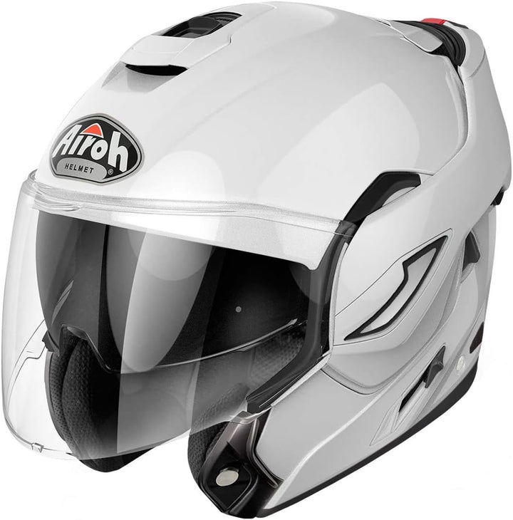 AIROH Unisex – Erwachsene REV 19 Helmet, Color White Gloss, XS