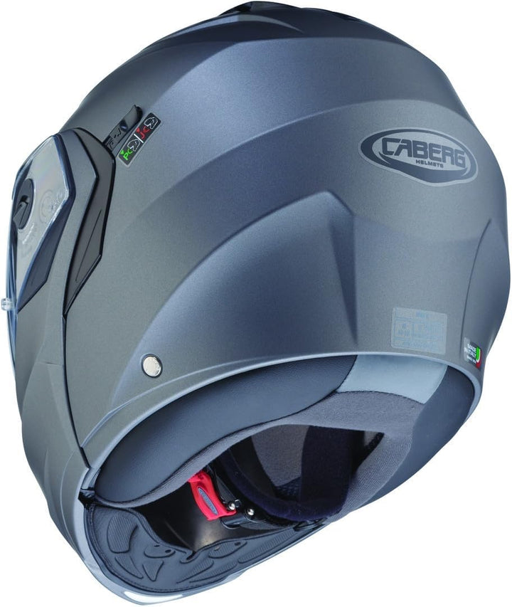 Caberg Klapphelm Duke X matt Gun Pinlock Sonnenblende mit P/J und ECE 22.06 XS 53/54, XS 53/54