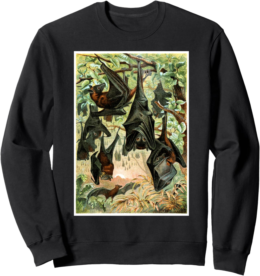 Flying Foxes Fledermäuse hängen Fledermaus Vintage Sweatshirt