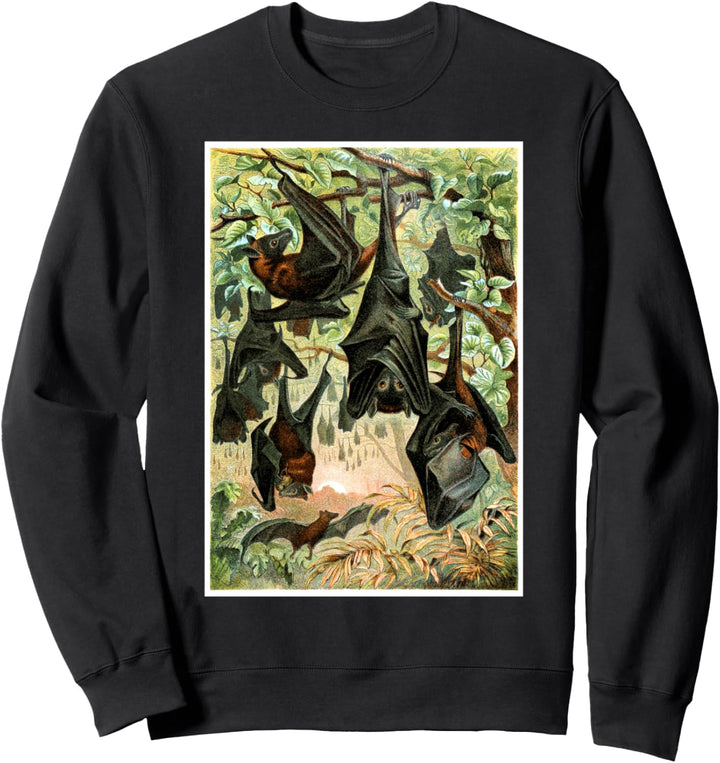Flying Foxes Fledermäuse hängen Fledermaus Vintage Sweatshirt